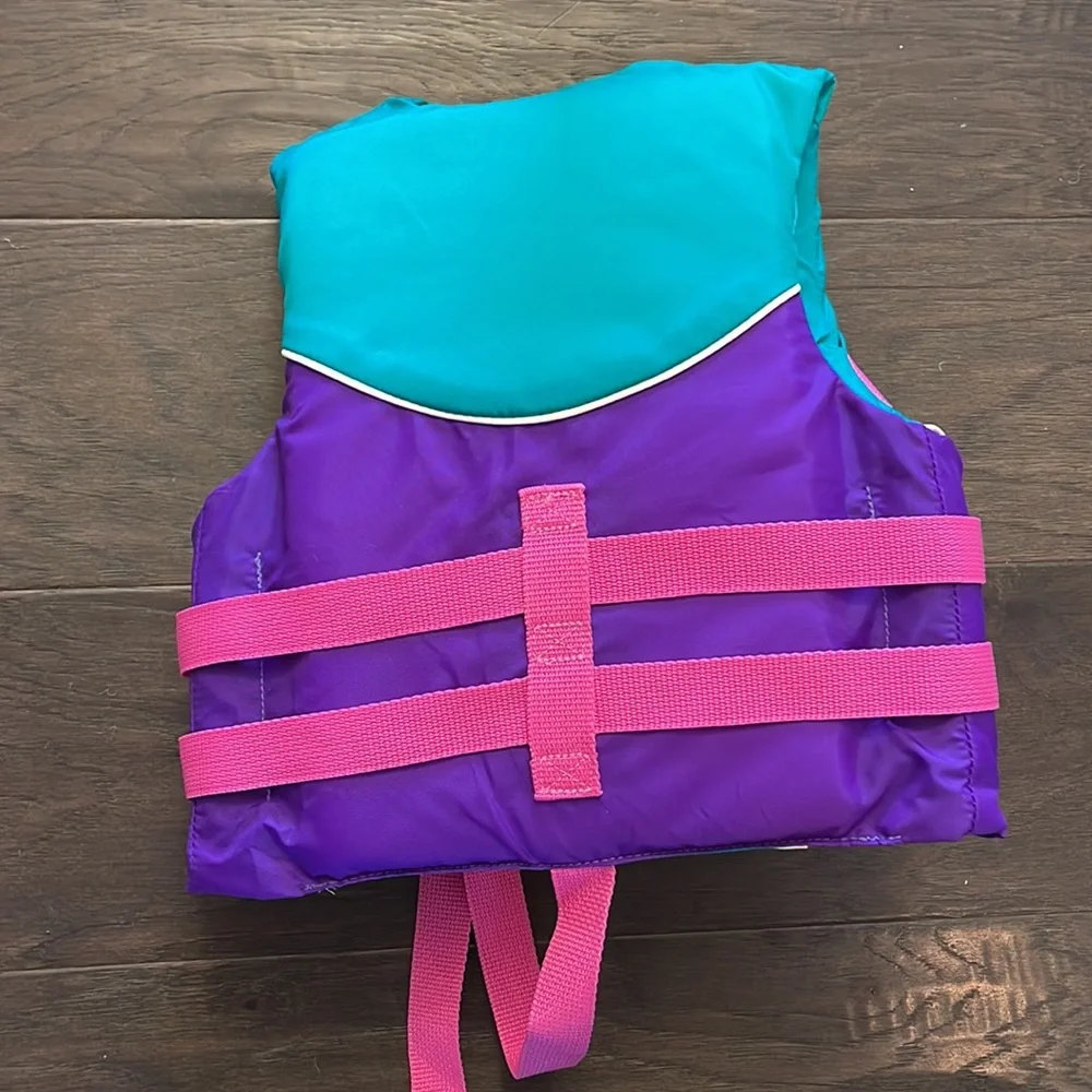 Disney Ariel the Little Mermaid Life jacket vest 30-50lbs user weight